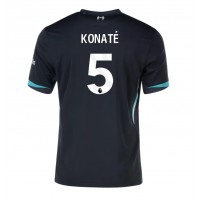 Camiseta Liverpool Ibrahima Konate #5 Segunda Equipación Replica 2024-25 mangas cortas